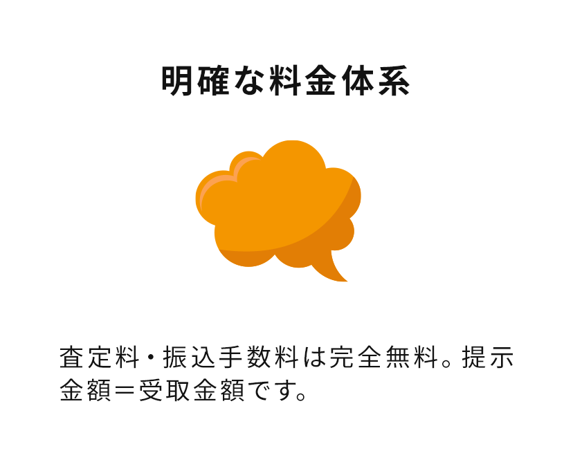 明確な料金体系